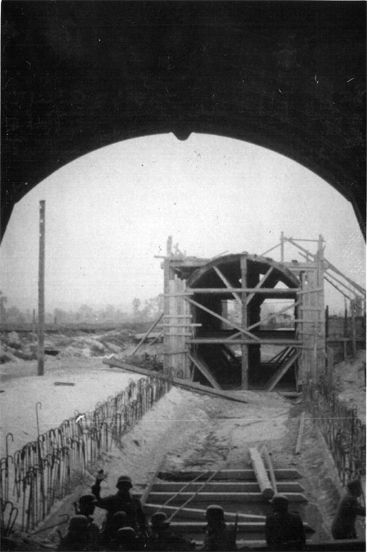 Сталинские тоннели под Днепром - процесс строительства